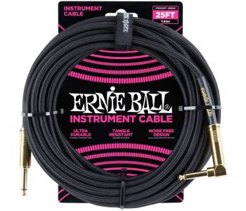 ERNIE BALL 6058, 7.62м - Инструментальный кабель
