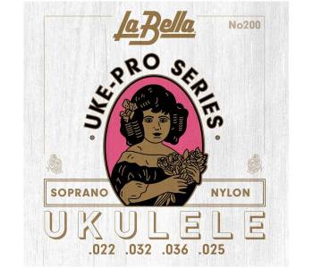 LA BELLA Set 200 Soprano - Струны для укулеле сопрано LA BELLA Set 200 Soprano - Струны для укулеле сопрано