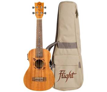 FLIGHT DUC523 EQ MAH - Укулеле концерт ~ Серия Flight designer FLIGHT DUC523 EQ MAH - Укулеле концерт ~ Серия Flight designer