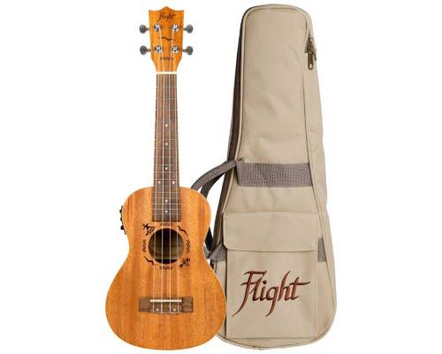 FLIGHT DUC523 EQ MAH - Укулеле концерт ~ Серия Flight designer