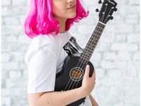 VESTON KUS 15 BK - Укулеле сопрано ~ Серия Veston color
