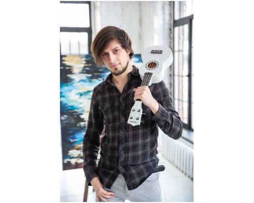 VESTON UKULELE KUS 15 WH - Укулеле сопрано ~ Серия Veston color VESTON UKULELE KUS 15 WH - Укулеле сопрано ~ Серия Veston color