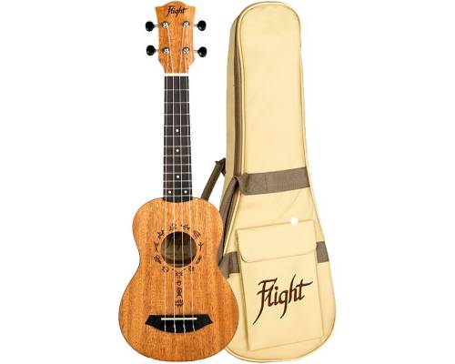 FLIGHT DUS371 MAH - Укулеле сопрано ~ Серия Flight designer FLIGHT DUS371 MAH - Укулеле сопрано ~ Серия Flight designer