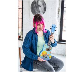 VESTON UKULELE KUS 25 BALOON - Укулеле сопрано ~ Серия Veston color VESTON UKULELE KUS 25 BALOON - Укулеле сопрано ~ Серия Veston color
