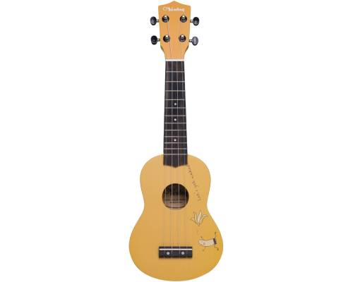 VESTON UKULELE KUS 25 BANANA - Укулеле сопрано ~ Серия Veston color VESTON UKULELE KUS 25 BANANA - Укулеле сопрано ~ Серия Veston color