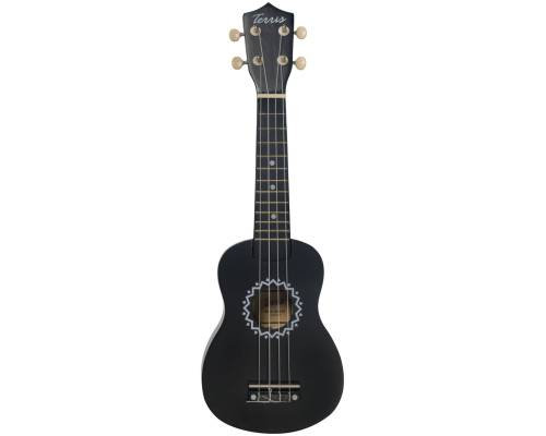 TERRIS JUS-10 BK - Укулеле сопрано ~ Серия Terris wooden TERRIS JUS-10 BK - Укулеле сопрано ~ Серия Terris wooden