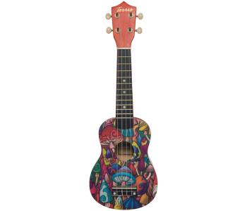 TERRIS JUS-20 MUSHROOM - Укулеле сопрано ~ Серия Terris wooden TERRIS JUS-20 MUSHROOM - Укулеле сопрано ~ Серия Terris wooden