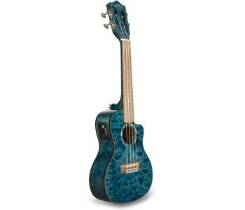 LANIKAI QM-BLCEC - Укулеле концерт ~ Серия Lanikai quilted maple