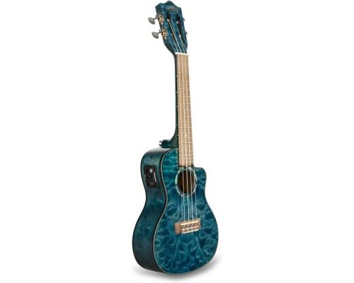 LANIKAI QM-BLCEC - Укулеле концерт ~ Серия Lanikai quilted maple LANIKAI QM-BLCEC - Укулеле концерт ~ Серия Lanikai quilted maple