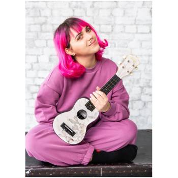 TERRIS PLUS-70 BUNNY - Укулеле сопрано ~ Серия Terris plastic TERRIS PLUS-70 BUNNY - Укулеле сопрано ~ Серия Terris plastic