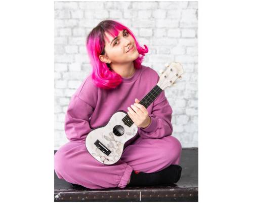 TERRIS PLUS-70 BUNNY - Укулеле сопрано ~ Серия Terris plastic