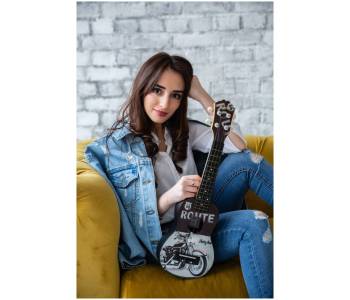 TERRIS PLUS-70 MOTO - Укулеле сопрано ~ Серия Terris plastic TERRIS PLUS-70 MOTO - Укулеле сопрано ~ Серия Terris plastic