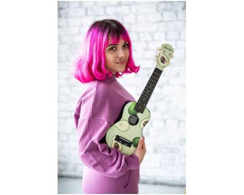 TERRIS PLUS-70 AVOCADO - Укулеле сопрано ~ Серия Terris plastic TERRIS PLUS-70 AVOCADO - Укулеле сопрано ~ Серия Terris plastic