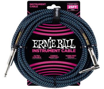 ERNIE BALL 6060, 7.62м - Инструментальный кабель