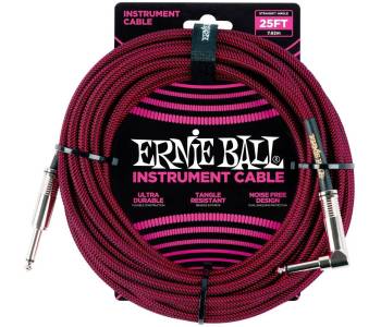 ERNIE BALL 6062, 7.62м - Инструментальный кабель