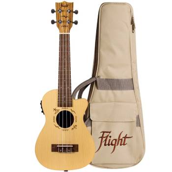 FLIGHT DUC328 CEQ SP/ZEB - Укулеле концерт ~ Серия Flight designer