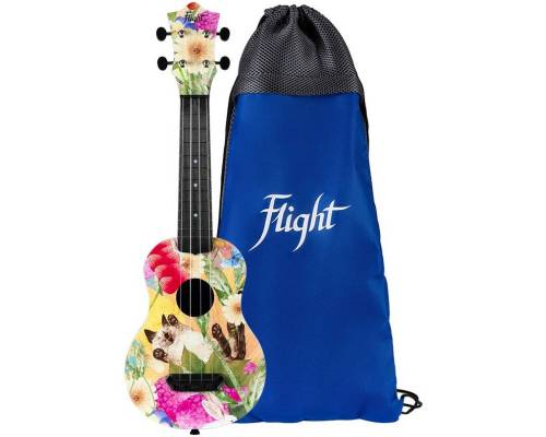 FLIGHT ULTRA S-42 Summer Cat - Укулеле сопрано ~ Серия Flight ultra