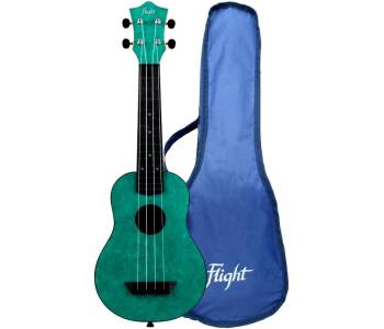 FLIGHT TUS-65 EMERALD - Укулеле сопрано ~ Серия Flight travel FLIGHT TUS-65 EMERALD - Укулеле сопрано ~ Серия Flight travel
