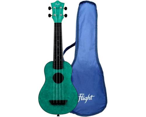 FLIGHT TUS-65 EMERALD - Укулеле сопрано ~ Серия Flight travel