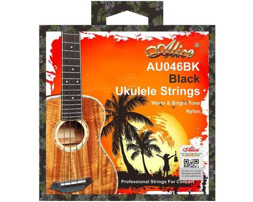 ALICE AU046 BK-T - Струны для укулеле тенор ~ Серия Concert ALICE AU046 BK-T - Струны для укулеле тенор ~ Серия Concert