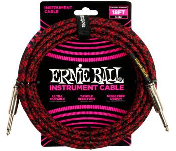 ERNIE BALL 6396, 5.49м - Инструментальный кабель