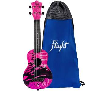 FLIGHT ULTRA S-40 Pink Rules - Укулеле сопрано ~ Серия Flight ultra