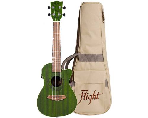 FLIGHT DUC380 CEQ JADE - Укулеле концерт ~ Серия Flight gemstone