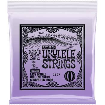 ERNIE BALL 2327 Ball end Black Nylon Wound G - Струны для укулеле ERNIE BALL 2327 Ball end Black Nylon Wound G - Струны для укулеле