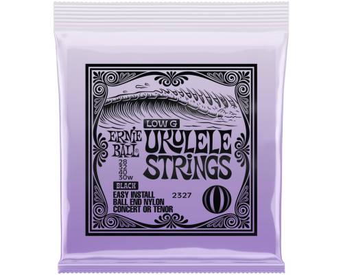 ERNIE BALL 2327 Ball end Black Nylon Wound G - Струны для укулеле
