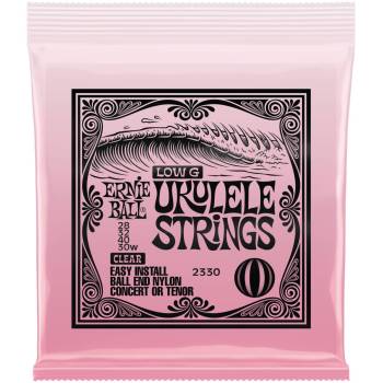 ERNIE BALL 2330 Ball end Clear Nylon Wound G - Струны для укулеле ERNIE BALL 2330 Ball end Clear Nylon Wound G - Струны для укулеле