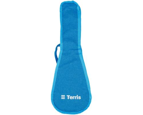 TERRIS TUB-S-01 BL - Чехол для укулеле TERRIS TUB-S-01 BL - Чехол для укулеле