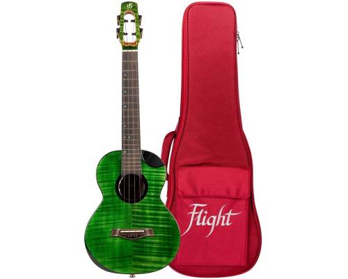 FLIGHT COMET TENOR EQ-A Green - Укулеле тенор ~ Серия Flight royal FLIGHT COMET TENOR EQ-A Green - Укулеле тенор ~ Серия Flight royal