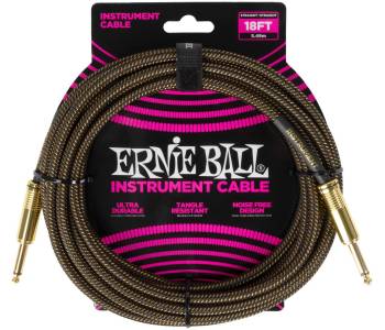 ERNIE BALL 6432, 5.49м - Инструментальный кабель