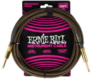 ERNIE BALL 6428, 3.05м - Инструментальный кабель ERNIE BALL 6428, 3.05м - Инструментальный кабель