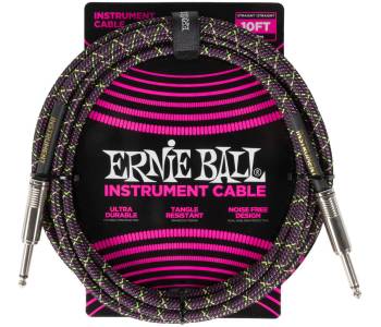 ERNIE BALL 6427, 3.05м - Инструментальный кабель ERNIE BALL 6427, 3.05м - Инструментальный кабель