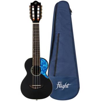 FLIGHT IRIS 8 EQ-A BK - Укулеле 8-ми струнный тенор ~ Серия Flight princess