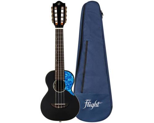 FLIGHT IRIS 8 EQ-A BK - Укулеле 8-ми струнный тенор ~ Серия Flight princess