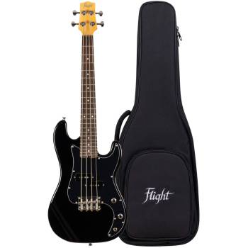 FLIGHT Mini Bass Lite BK - Бас-гитара уменьшенная ~ Серия Flight rock FLIGHT Mini Bass Lite BK - Бас-гитара уменьшенная ~ Серия Flight rock