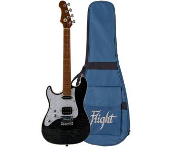 FLIGHT Pathfinder Tenor TBK LH - Электроукулеле тенор для левшей ~ Серия Flight rock FLIGHT Pathfinder Tenor TBK LH - Электроукулеле тенор для левшей ~ Серия Flight rock