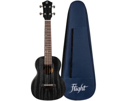 FLIGHT DUC400 Ash Black - Укулеле концерт ~ Серия Flight supernatural FLIGHT DUC400 Ash Black - Укулеле концерт ~ Серия Flight supernatural