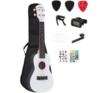 TERRIS PLUC-23 WH PACK - Укулеле комплект ~ Серия Terris plastic TERRIS PLUC-23 WH PACK - Укулеле комплект ~ Серия Terris plastic