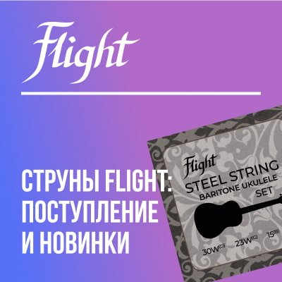 Струны Flight: поступление и новинки