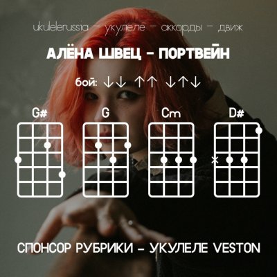 АЛЁНА ШВЕЦ - ПОРТВЕЙН - Аккорды для укулеле