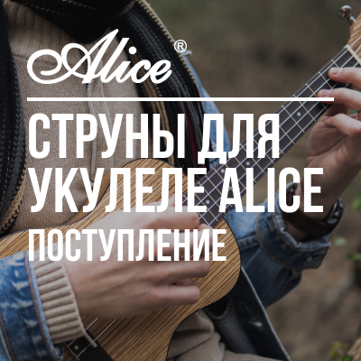 Поступление струн для укулеле Alice!